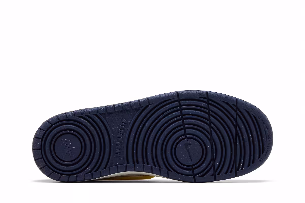 Nike Court Borough Low Recraft GS Celestine Blue Soft Yellow, view 5