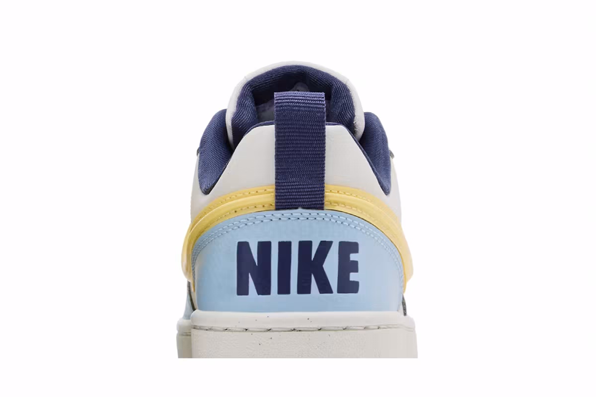 Nike Court Borough Low Recraft GS Celestine Blue Soft Yellow, view 8