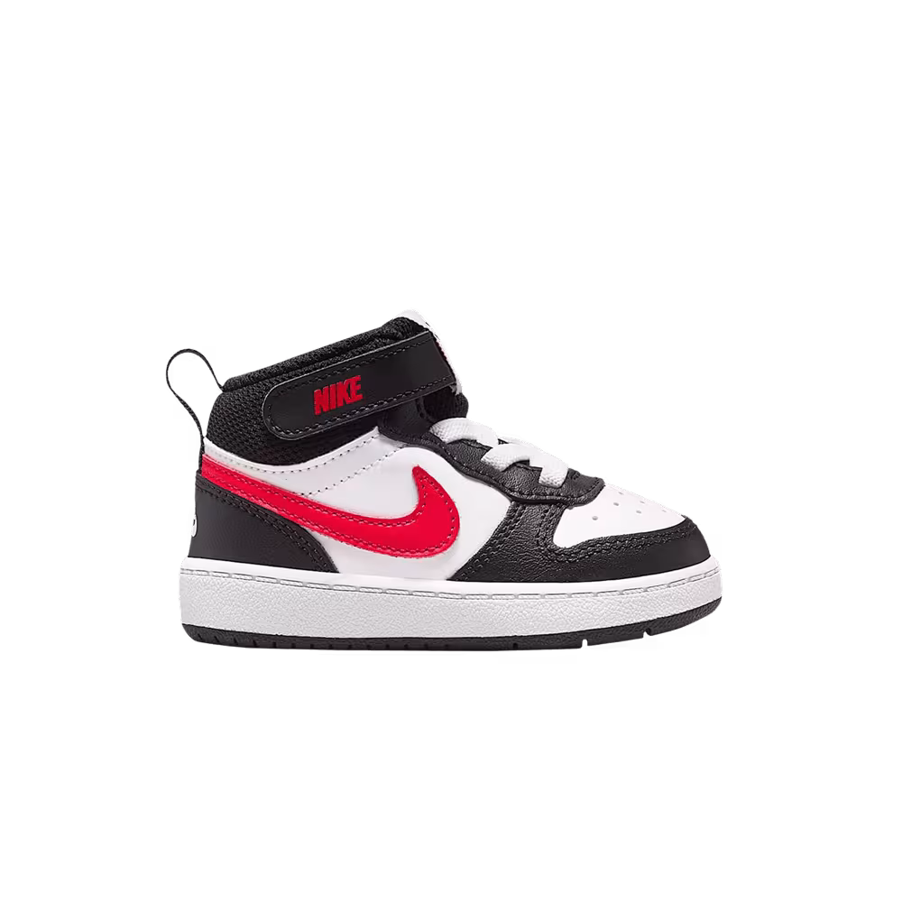 Nike Court Borough Mid 2 TD White/White/Black/University Red