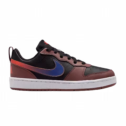 Nike Court Borough Low Recraft GS 'Black/Red Sepia/Team Orange/Deep Night'