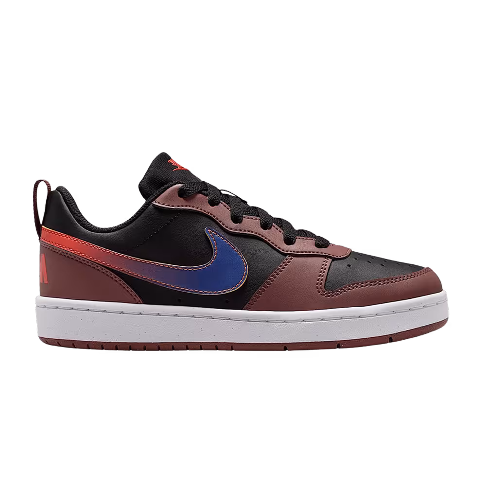 Nike Court Borough Low Recraft GS Black/Red Sepia/Team Orange/Deep Night