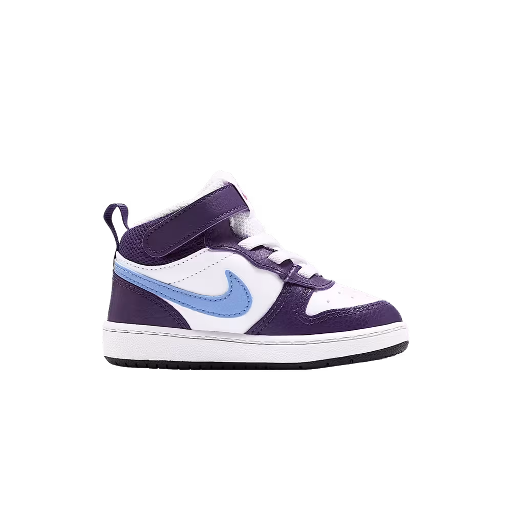 Nike Court Borough Mid 2 TD White Eggplant