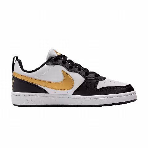 Nike Court Borough Low Recraft GS 'Black Metallic Gold'