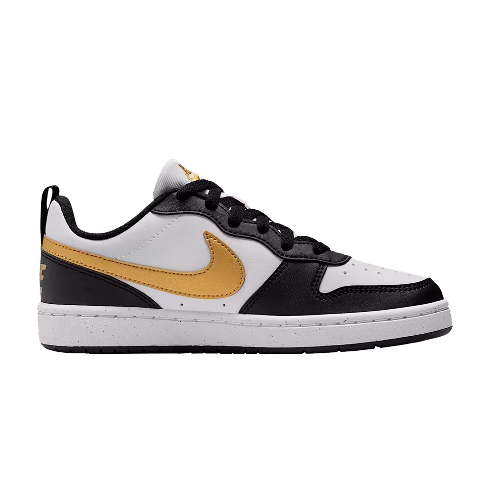 Nike Court Borough Low Recraft GS Black Metallic Gold