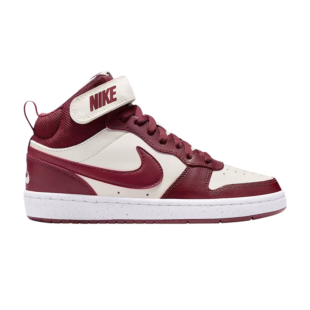 Nike Court Borough Mid 2 GS Dark Team Red