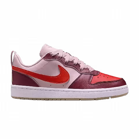 Nike Borough Low Recraft GS 'Dark Team Red Particle Rose'
