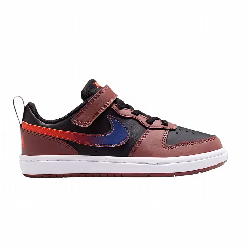 Nike Court Borough Low Recraft PS 'Black/Red Sepia/Team Orange/Deep Night'