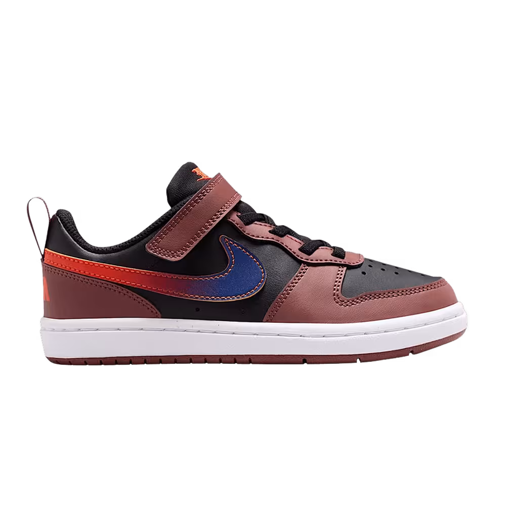 Nike Court Borough Low Recraft PS Black/Red Sepia/Team Orange/Deep Night