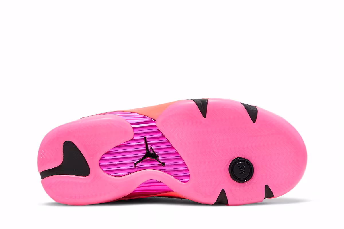 Women's Air Jordan 14 Low Shocking Pink, view 5