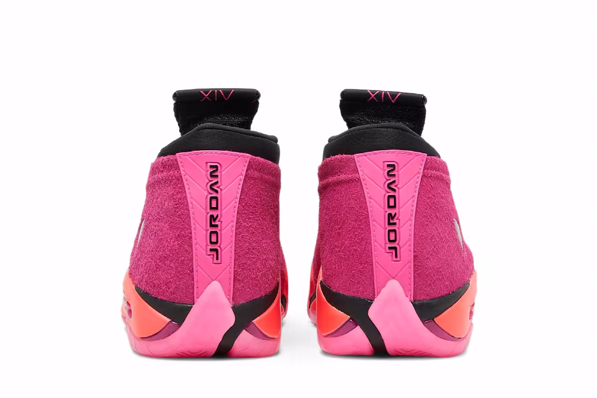 Women's Air Jordan 14 Low Shocking Pink, view 7