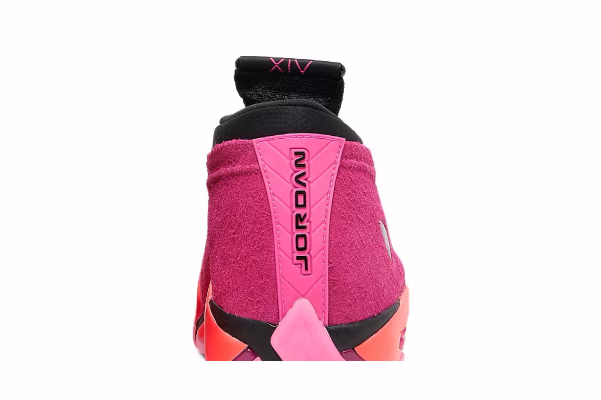Women's Air Jordan 14 Low Shocking Pink, view 8