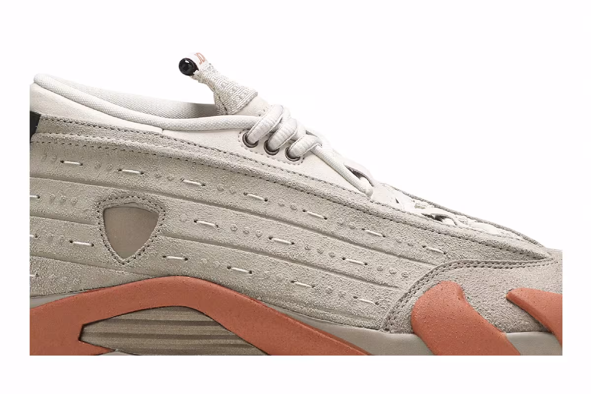 CLOT x Air Jordan 14 Low Terracotta, view 3