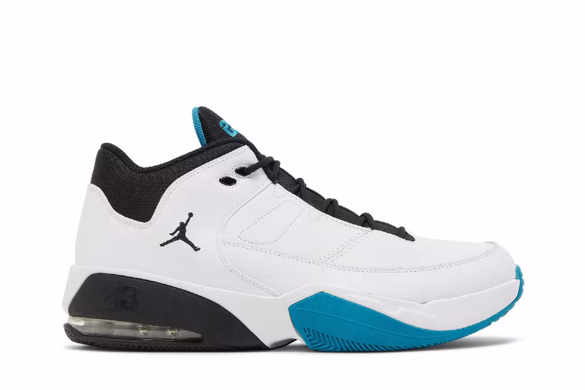 Air Jordan Max Aura 3 White Cyber Teal, view 2