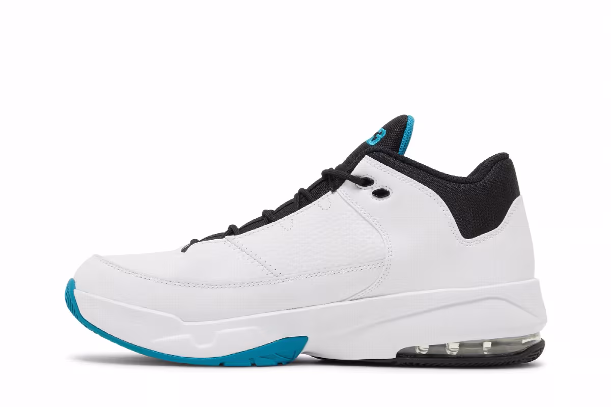 Air Jordan Max Aura 3 White Cyber Teal, view 4