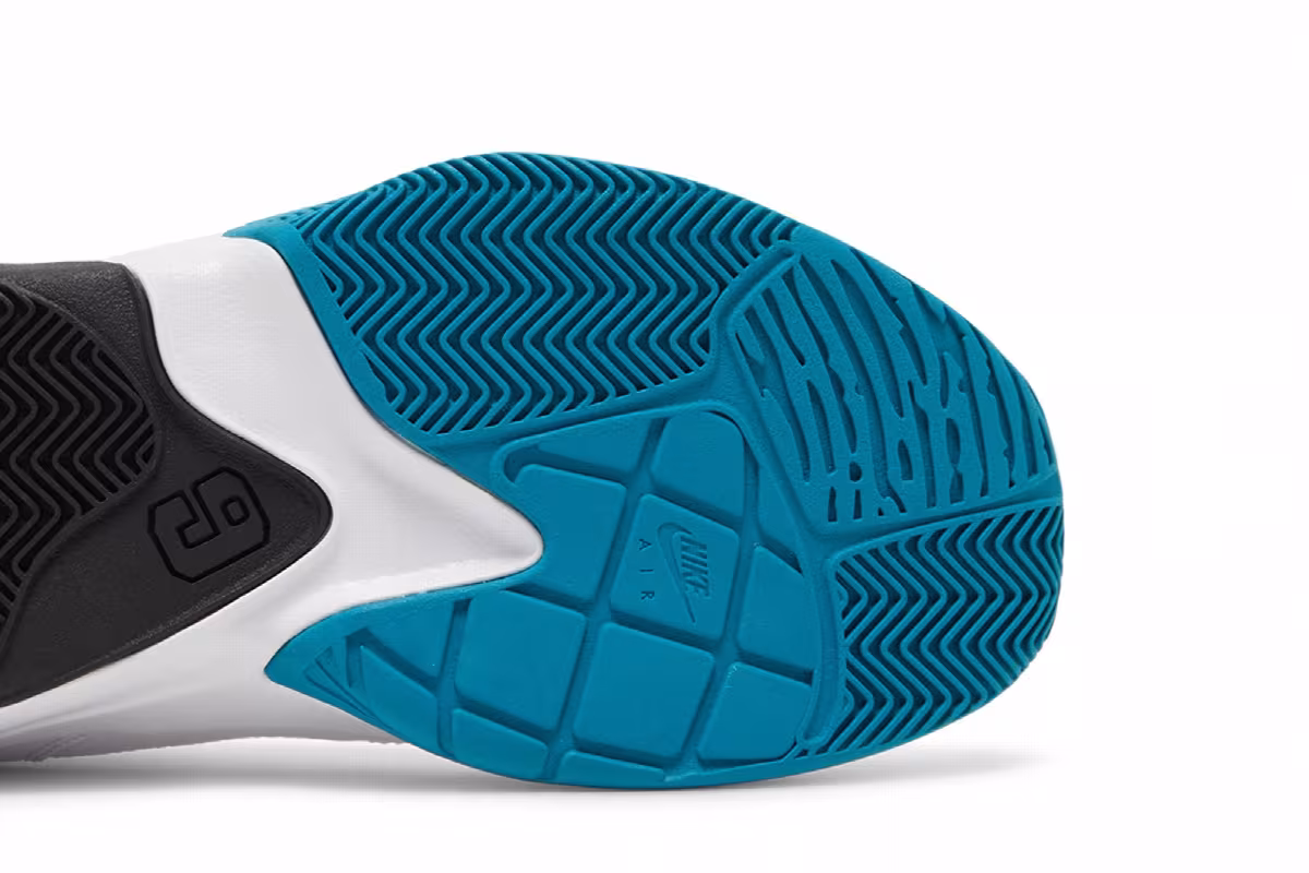 Air Jordan Max Aura 3 White Cyber Teal, view 6