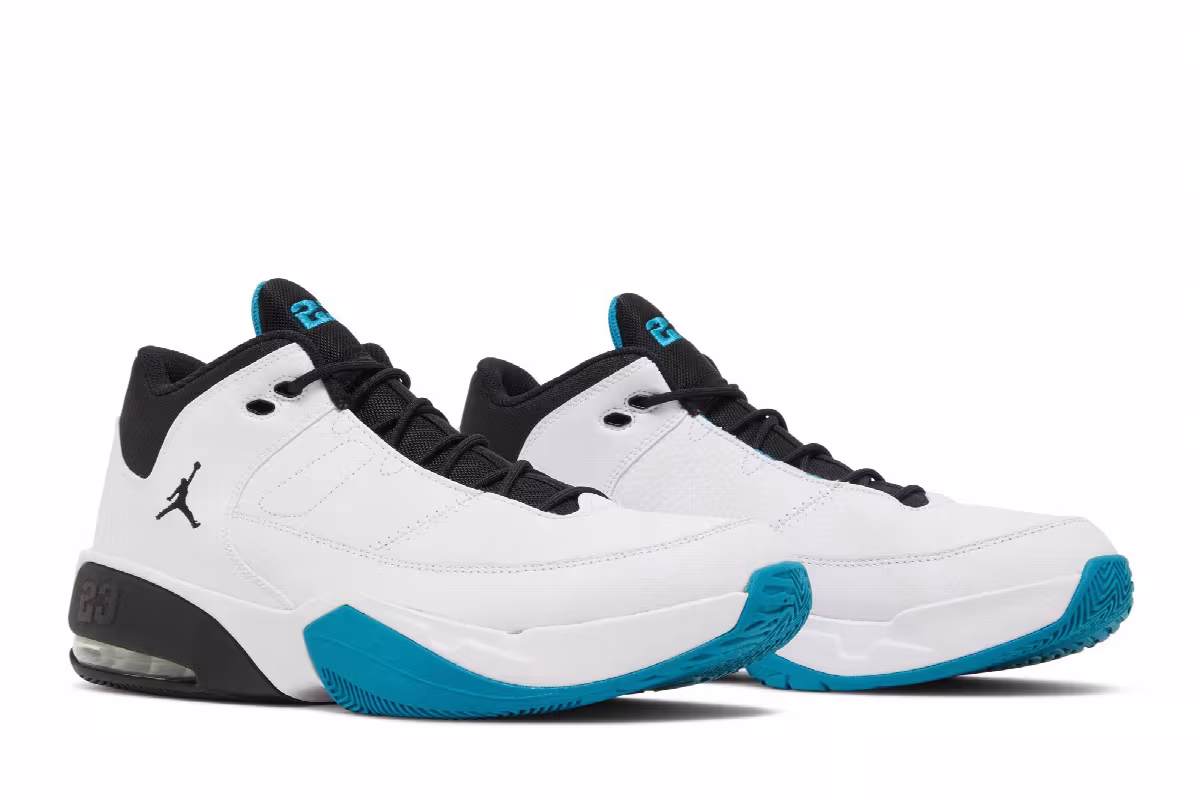 Air Jordan Max Aura 3 White Cyber Teal, view 9