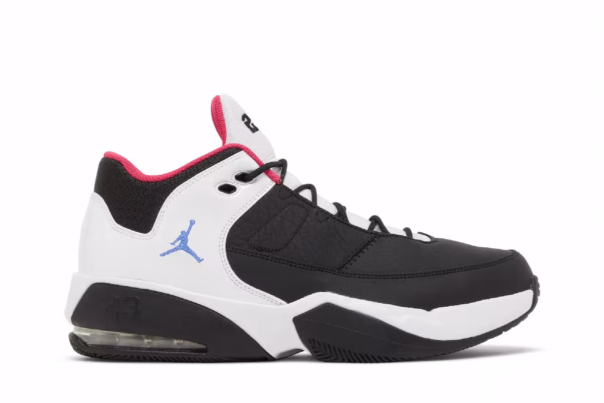 Air Jordan Max Aura 3 Black White Rush Pink, view 2