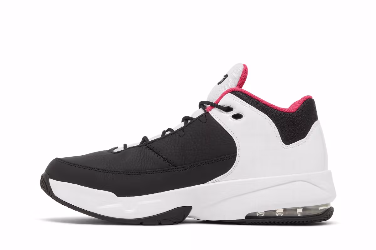 Air Jordan Max Aura 3 Black White Rush Pink, view 4