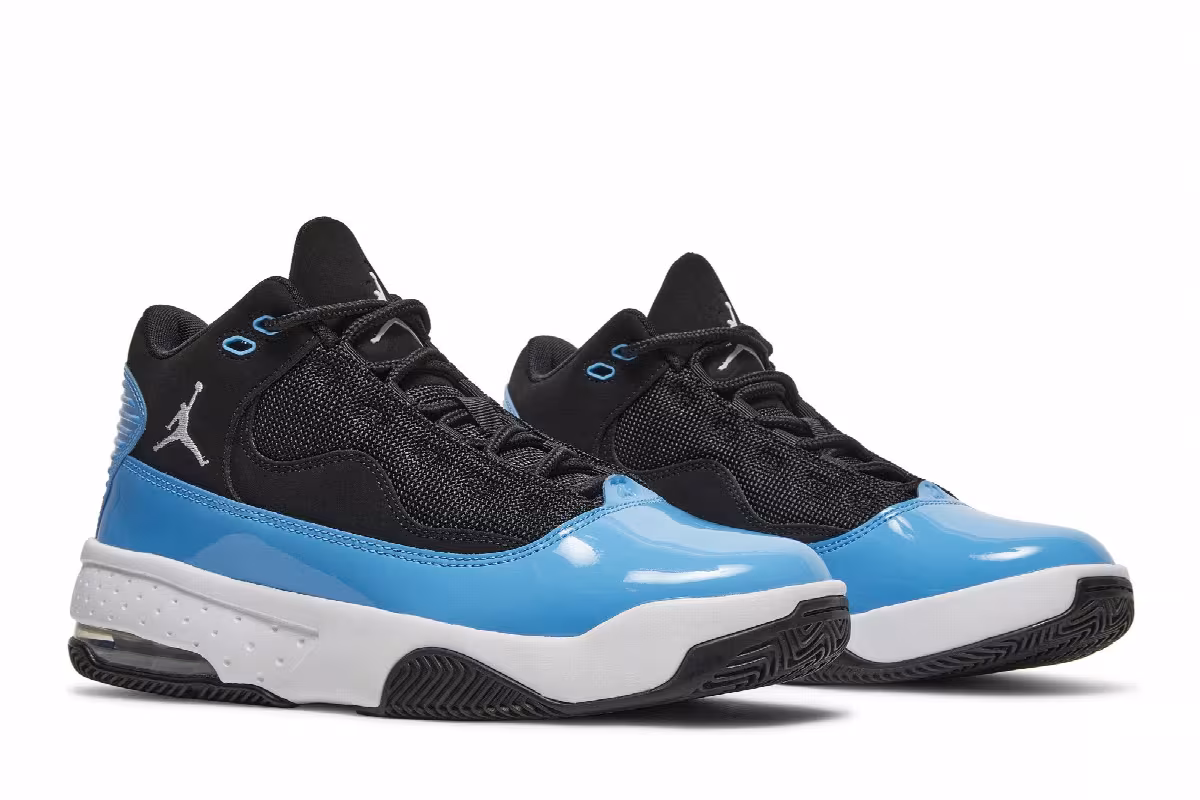 Air Jordan Max Aura 2 GS Black University Blue, view 9