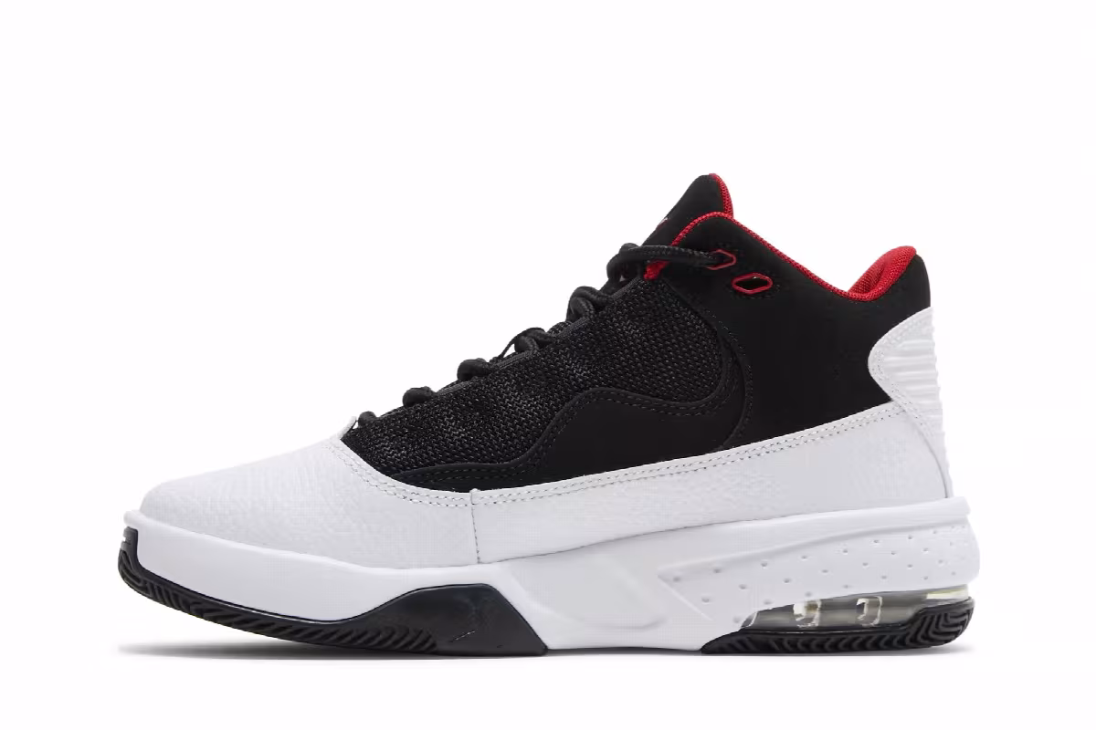 Air Jordan Max Aura 2 GS White Black, view 4