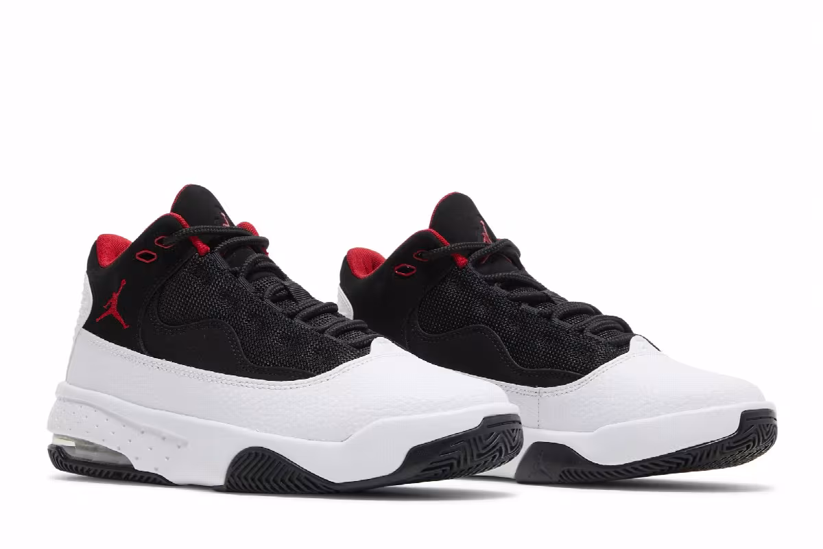 Air Jordan Max Aura 2 GS White Black, view 9