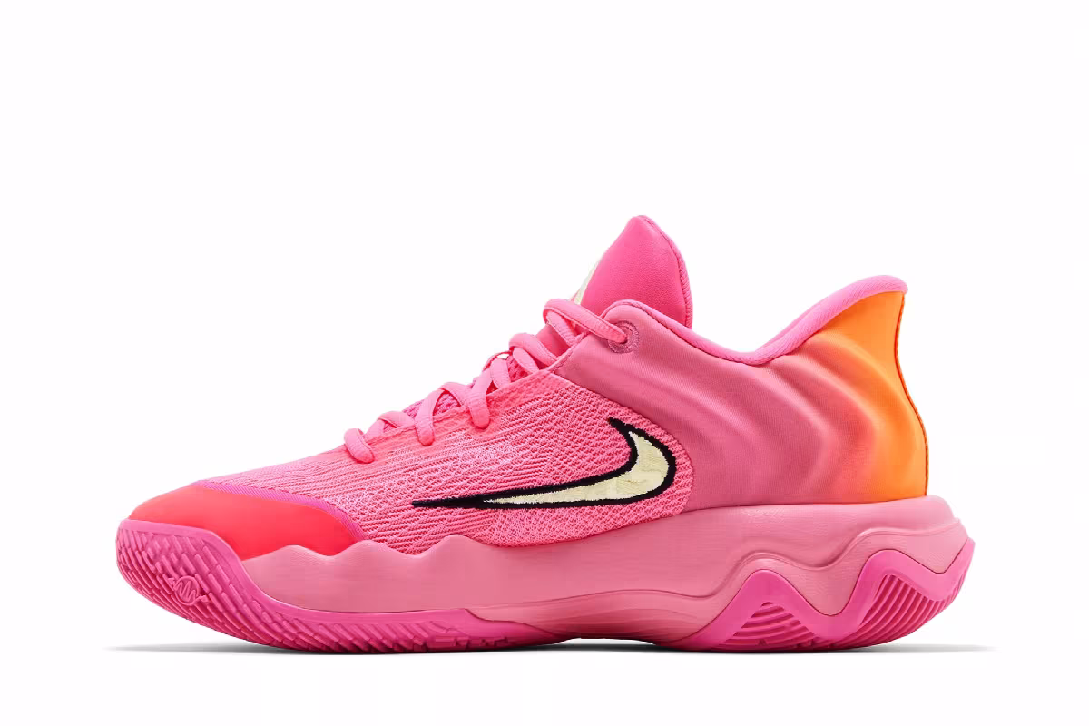 Nike Giannis Immortality 4 Hyper Pink/Pinksicle/Total Orange/Citron Tint, view 4