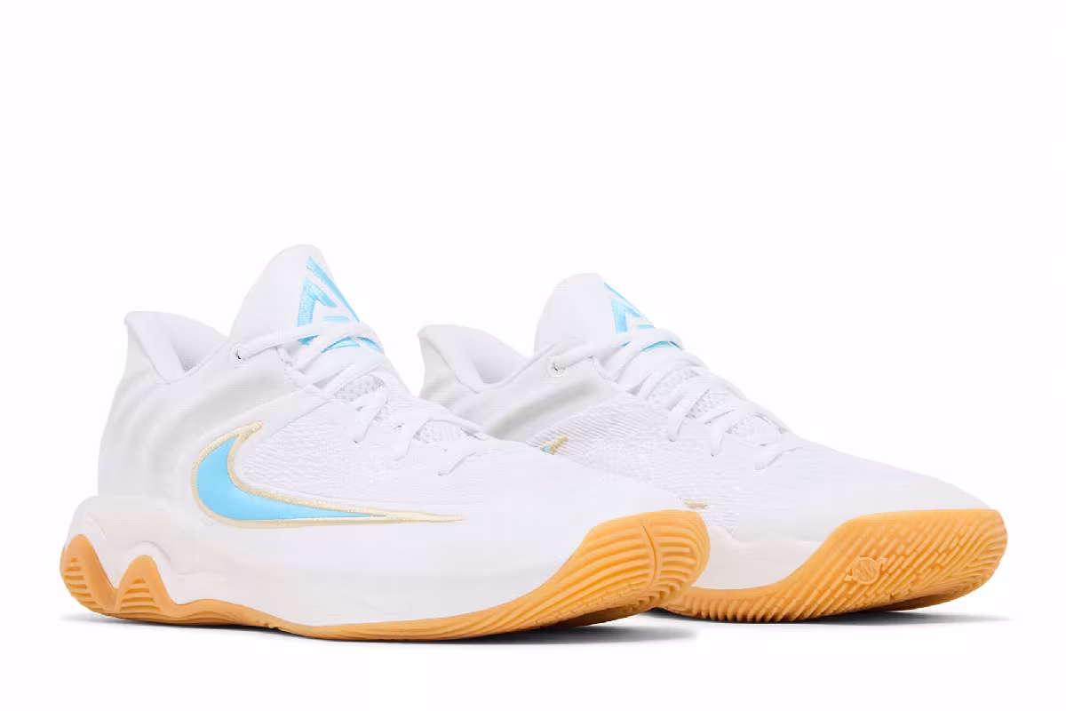 Nike Giannis Immortality 4 Coconut Milk Aquarius Blue, view 9