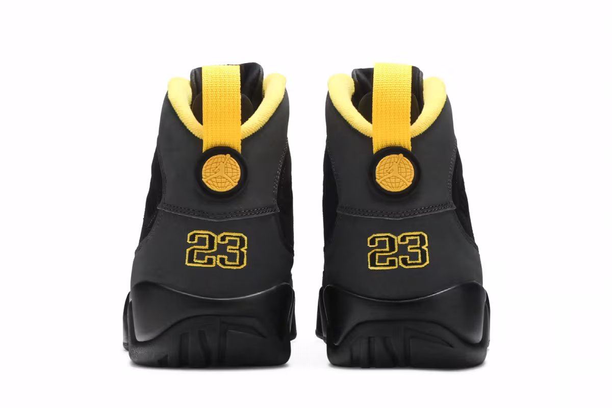 Air Jordan 9 ‘Dark Charcoal University Gold’ Dark Charcoal University Gold, view 7