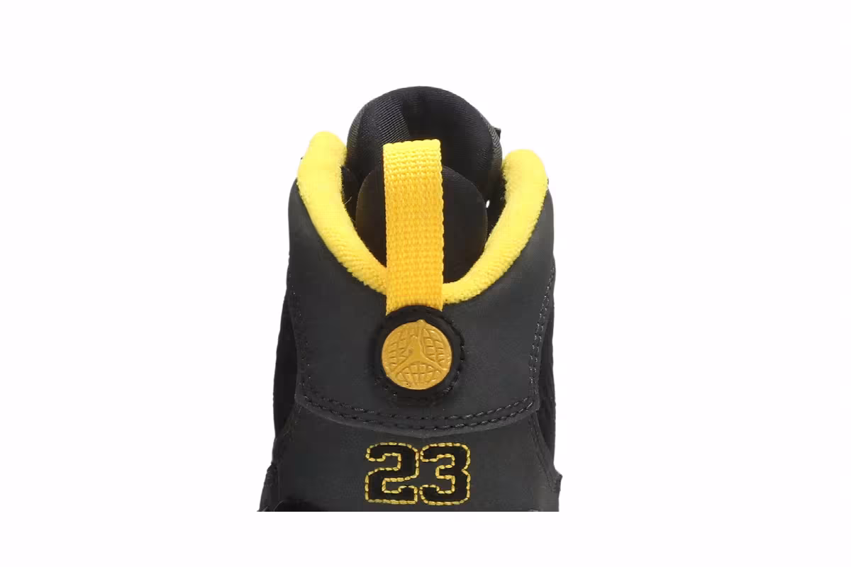 Air Jordan 9 PS Dark Charcoal University Gold, view 8