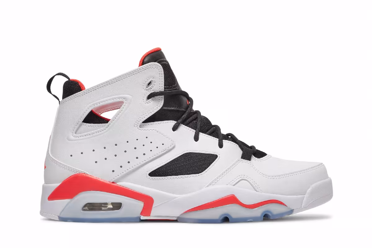 Air Jordan Flight Club 91 White Infrared, view 2