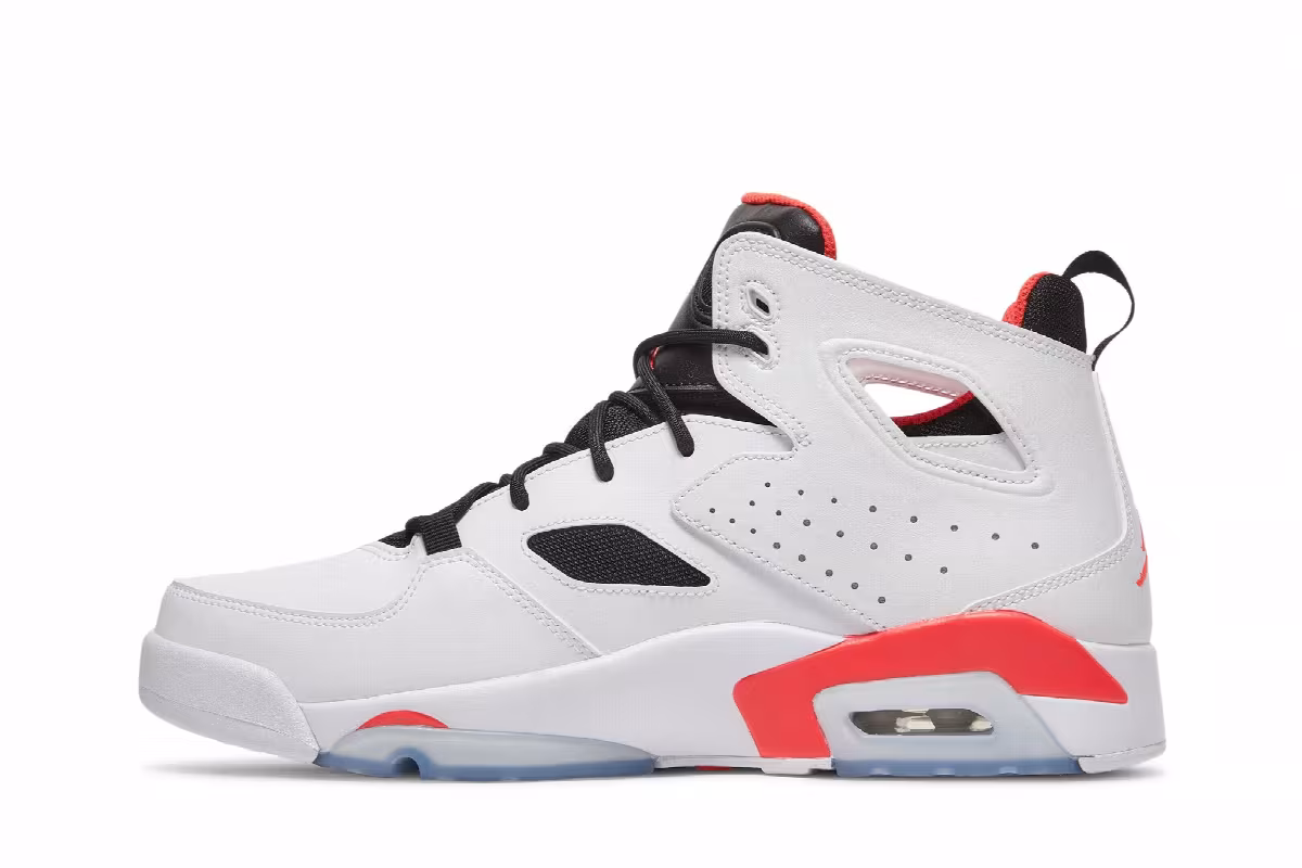 Air Jordan Flight Club 91 White Infrared, view 4