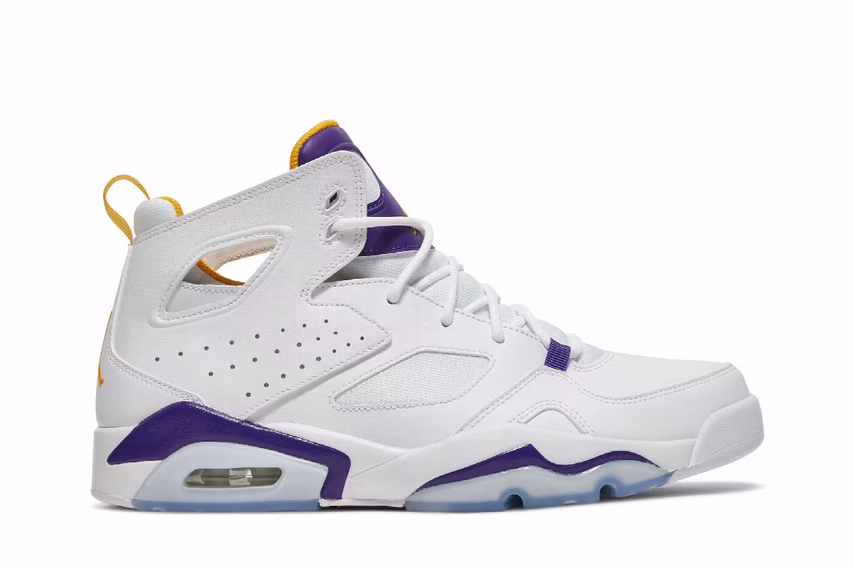 Air Jordan Flight Club 91 Lakers, view 2