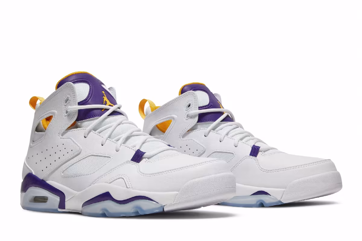 Air Jordan Flight Club 91 Lakers, view 9