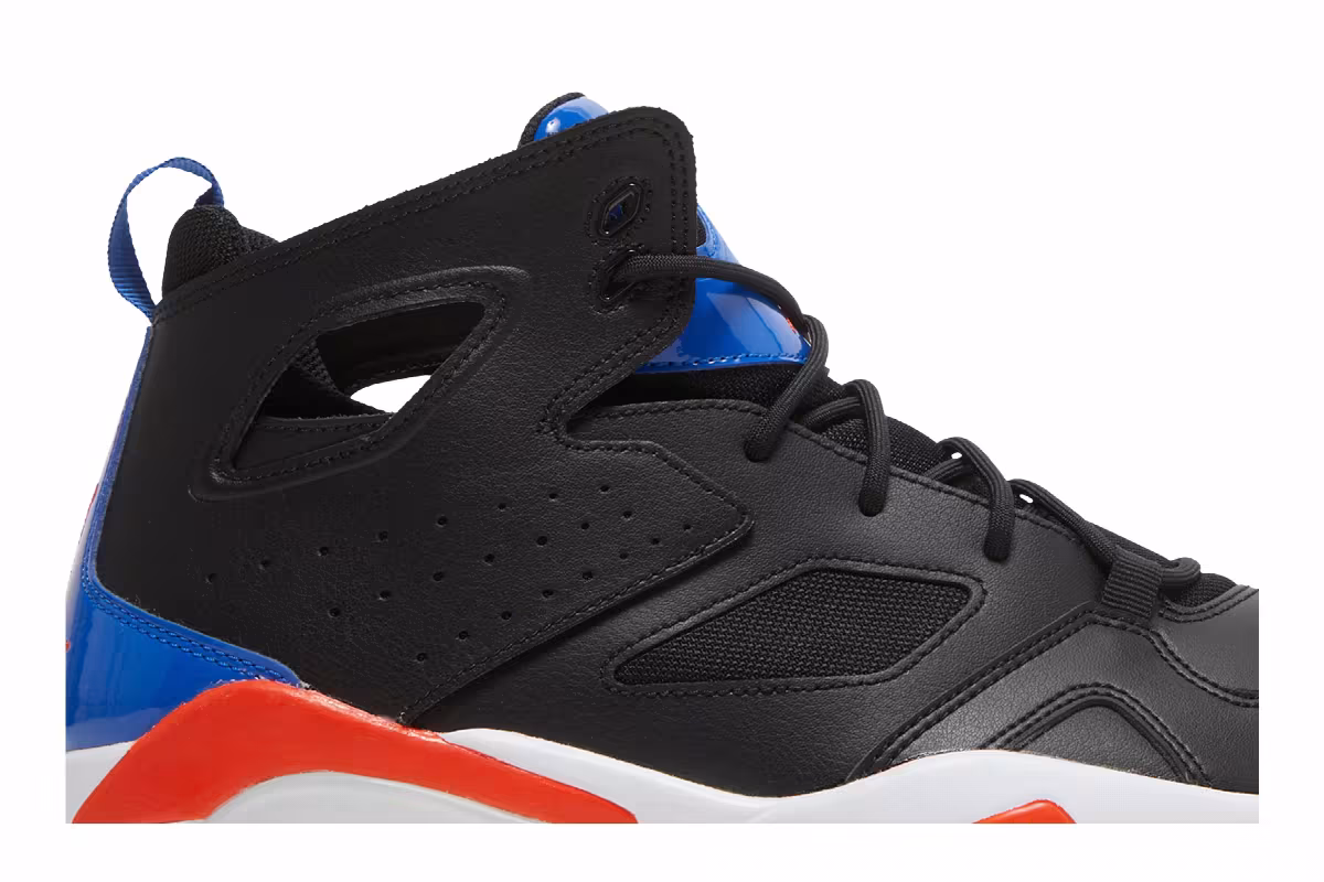 Air Jordan Flight Club 91 Black Royal Orange, view 3