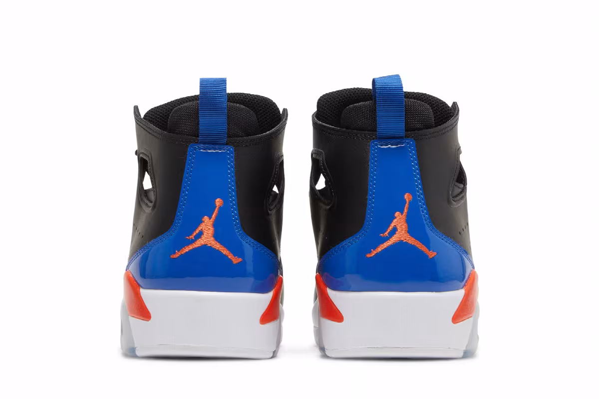 Air Jordan Flight Club 91 Black Royal Orange, view 7