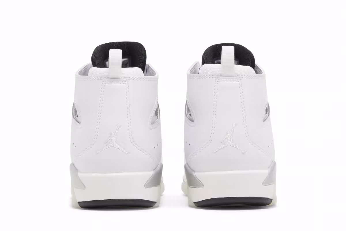Air Jordan Flight Club 91 GS White, view 7