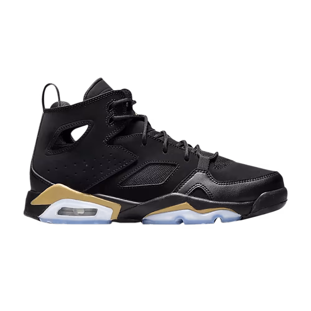 Air Jordan Flight Club 91 GS Black Metallic Gold