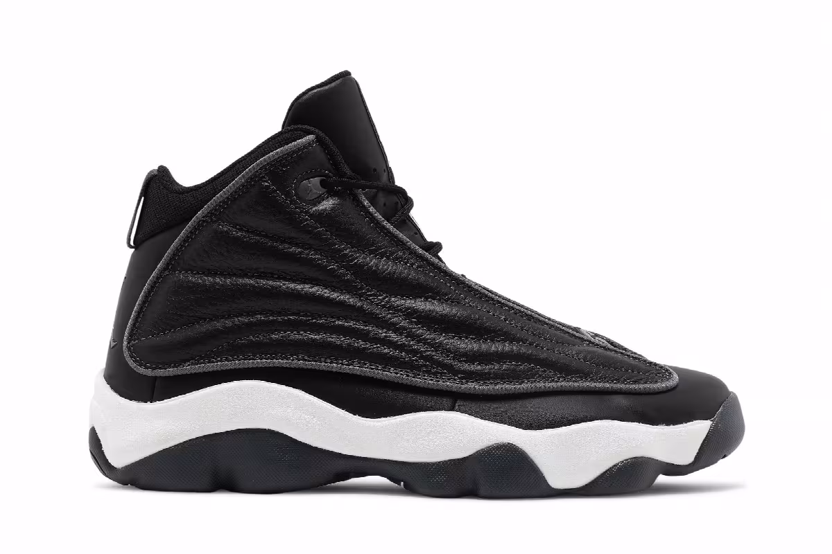 Air Jordan Pro Strong Black White, view 2