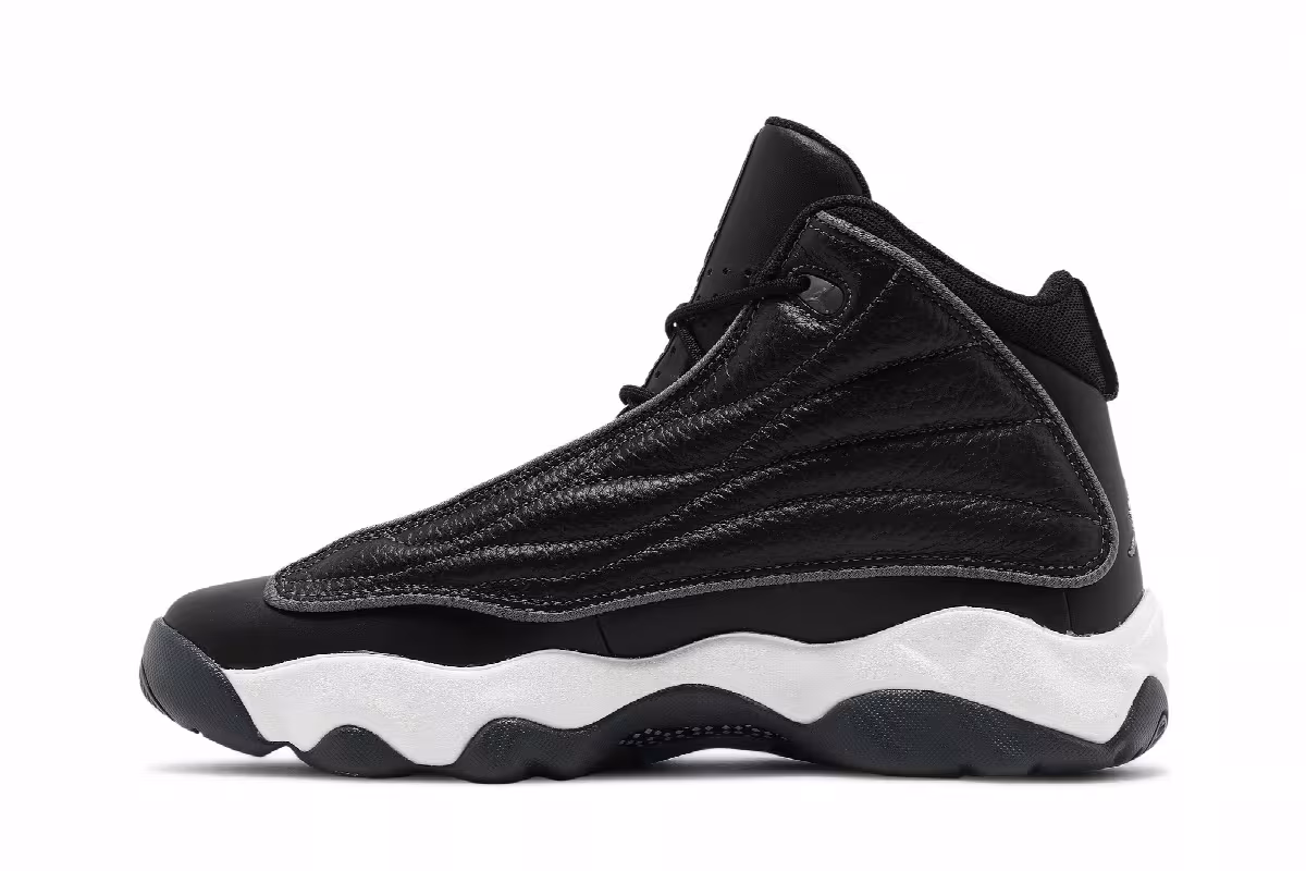 Air Jordan Pro Strong Black White, view 4