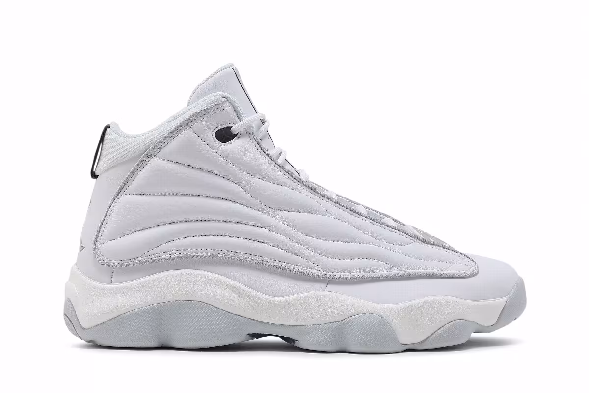 Air Jordan Pro Strong White Metallic Platinum, view 2