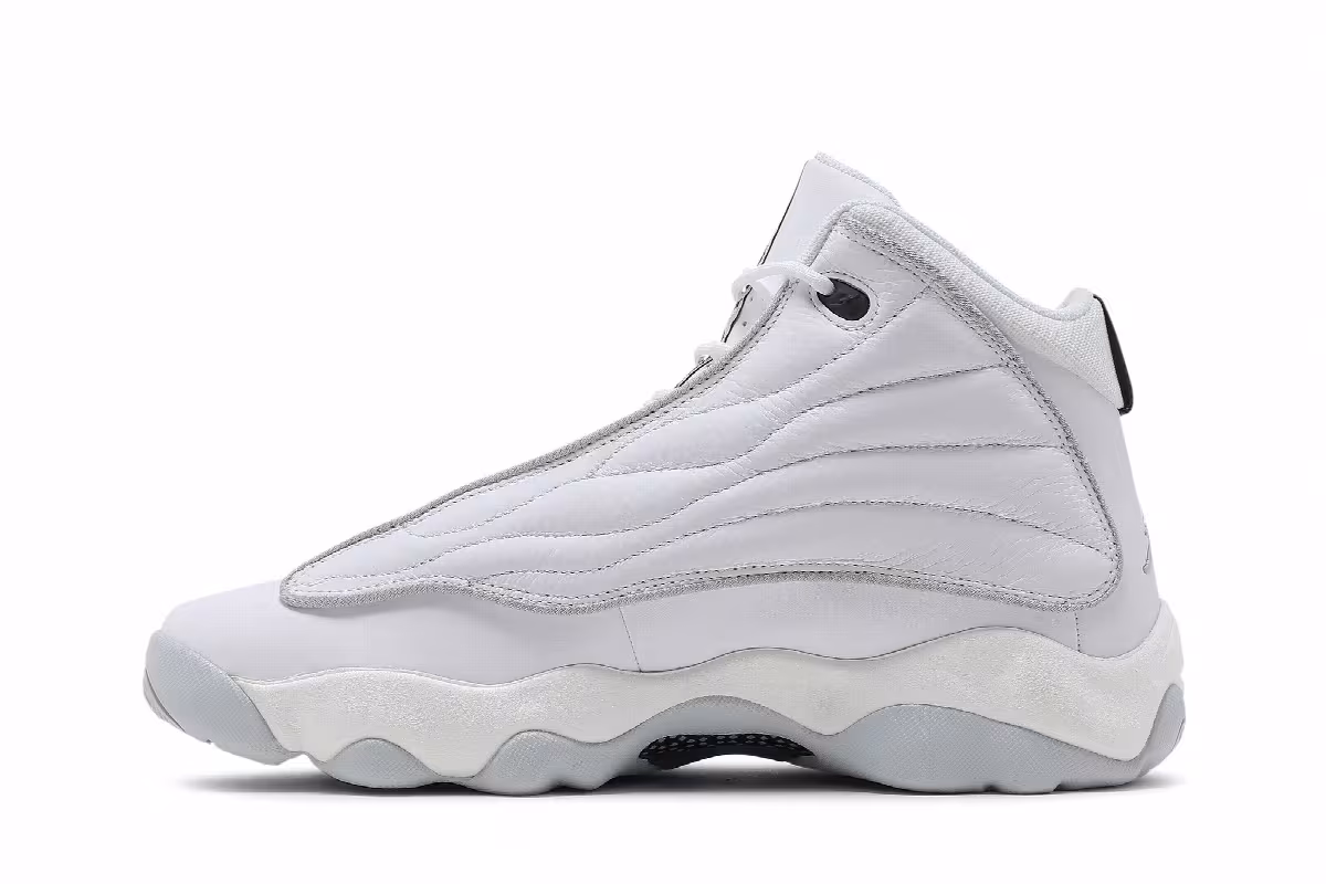 Air Jordan Pro Strong White Metallic Platinum, view 4