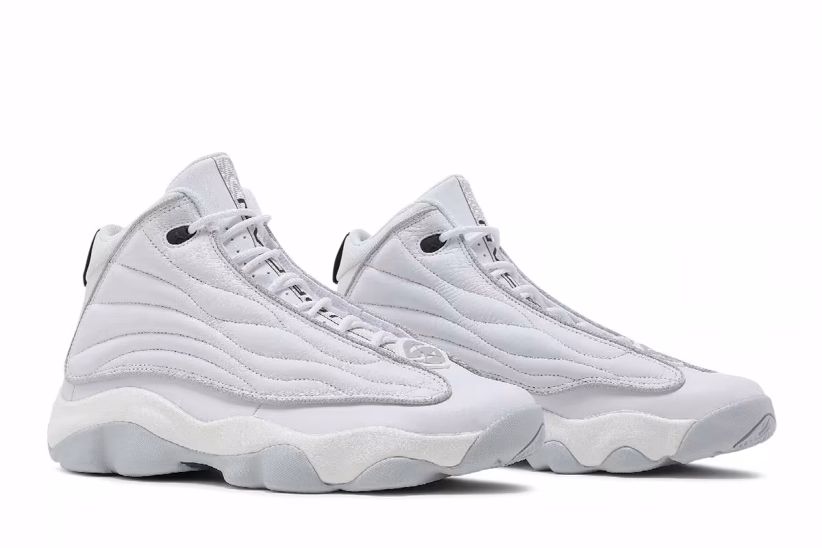 Air Jordan Pro Strong White Metallic Platinum, view 9