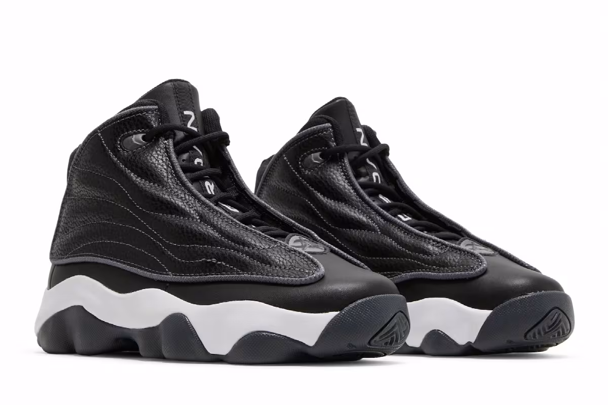 Air Jordan Pro Strong GS Black White, view 9