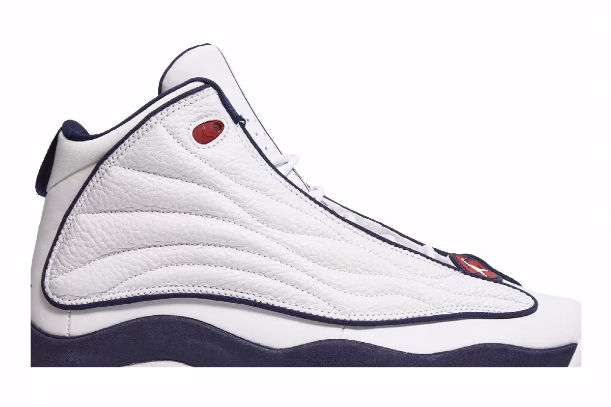 Air Jordan Pro Strong White Midnight Navy, view 3