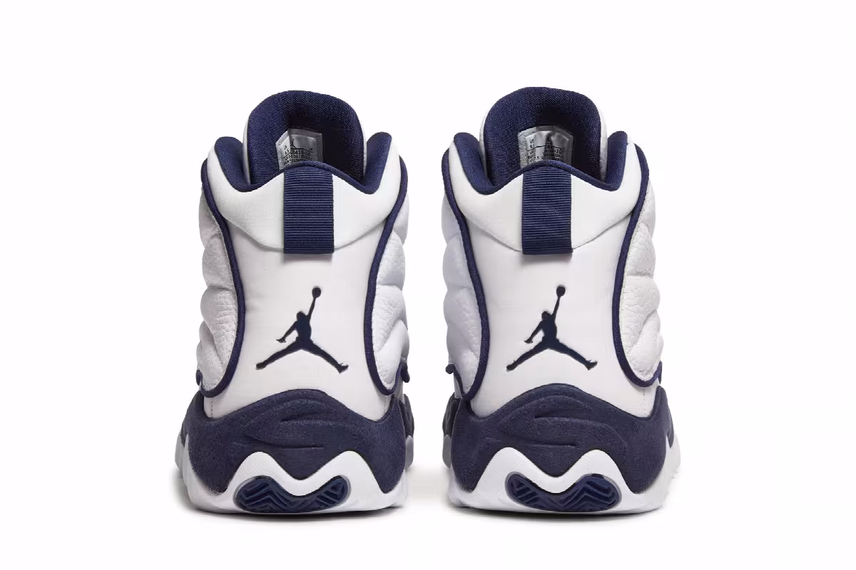 Air Jordan Pro Strong White Midnight Navy, view 7