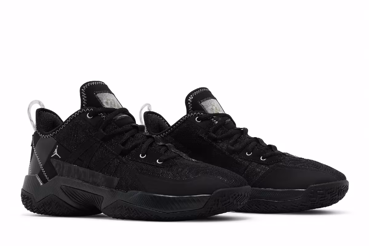 Air Jordan One Take 2 Black Metallic Silver, view 9