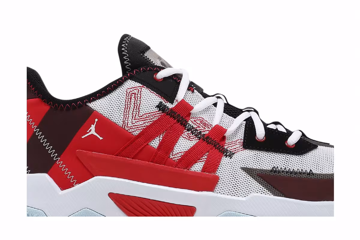 Air Jordan One Take 2 White University Red, view 3