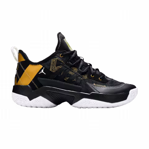 Air Jordan One Take 2 'Black Metallic Gold'