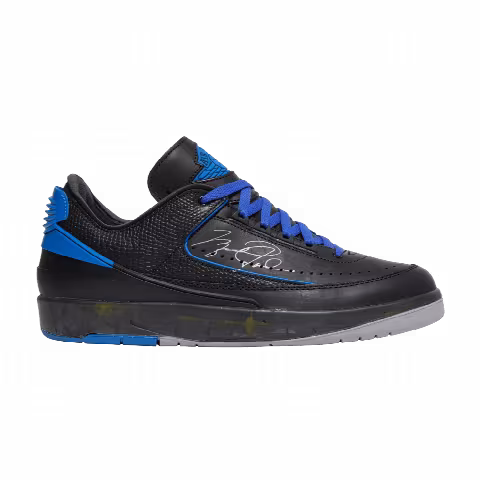 Off-White x Air Jordan 2 Retro Low SP 'Black Varsity Royal'