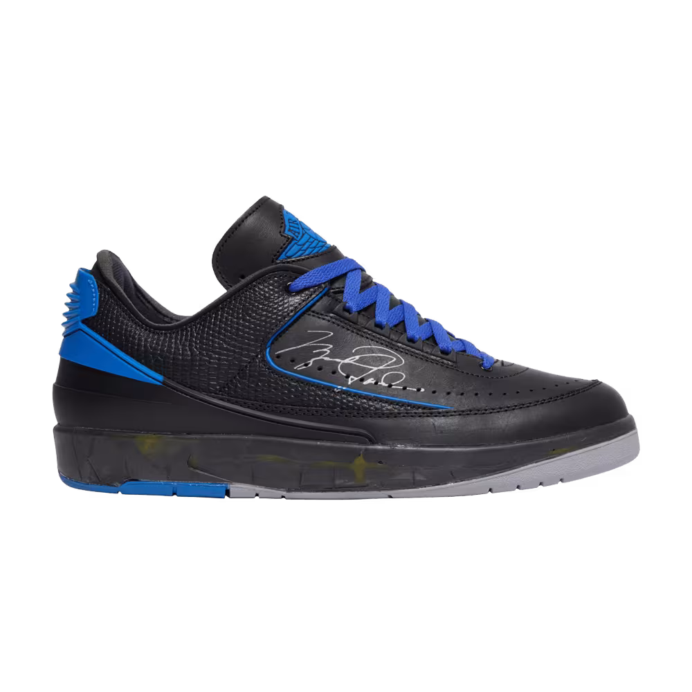 Off-White x Air Jordan 2 Low SP Black Varsity Royal